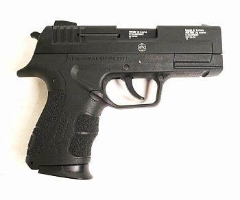 Пистолет охолощ G19C (Glok 19) черный 9mm