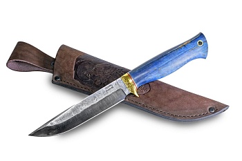 Нож Коршун Х12 МФ,карельская береза